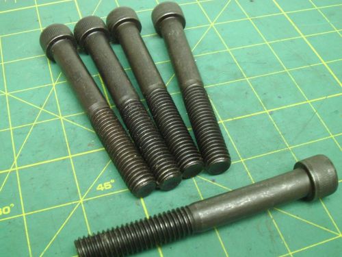 SOCKET HEAD CAP SCREWS 1/2-13 X 4 BLACK PART THREAD QTY 5 #59553