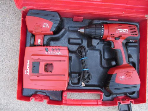 HILTI SF181-A 18V Ni-Cd 1/2&#034; keyless drill chuck drill/driver kit NICE  (597)