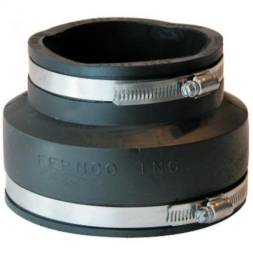 Flexible coupling 5&#034; x 4&#034; fernco, inc. rubber flex fittings 1056-54 018578001244 for sale