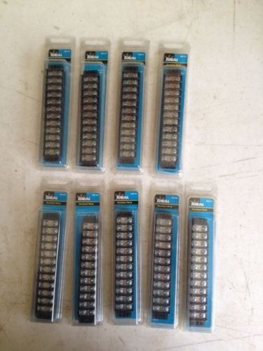 9 Ideal 12-Circuit Terminal Strips #89-412 - 20A, 300V - #6-32 Screw