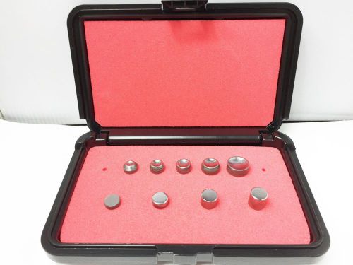 Rivet squeezer set 9 pcs an455/456 brazier mod head w/flush squeezer sets &amp; case for sale