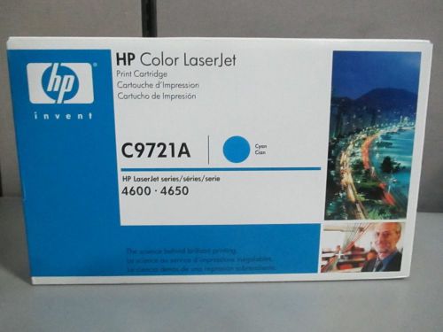 GENUINE HP C9721A CYAN PRINT CARTRIDGE LASERJET 4600/4650 SERIES~SEALED