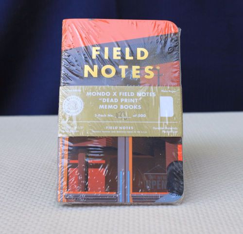 Field Notes Mondo Dead Print Edition #033 of 500 Sealed Notebook 3-Pack