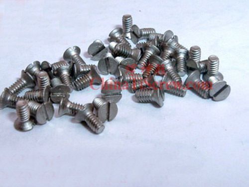 M1.2 M1.4 Titanium Slotted Socket Screws Ti Bolts Countersunk Head Screw Bolt