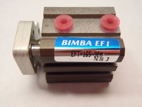 LOT OF FIVE (5) BIMBA EF1 EFT--165-3EM DOUBLE ACTING PNEUMATIC CYLINDER/SLIDE