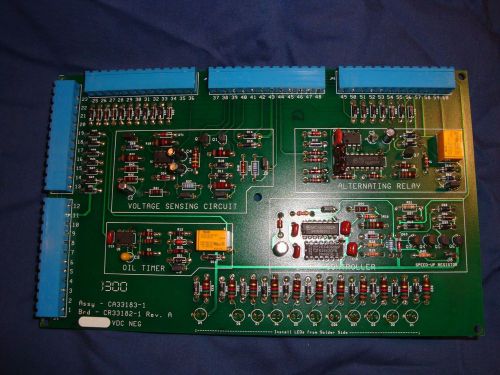 Metron FD2-J pump controller logic card 12 or 24 Volts Negative Ground fire pump