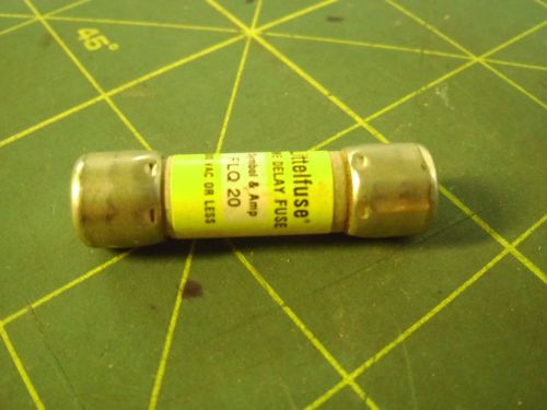 LITTEL FUSE FLQ20 FUSE TIME DELAY 500 VAC (QTY 1) #558504