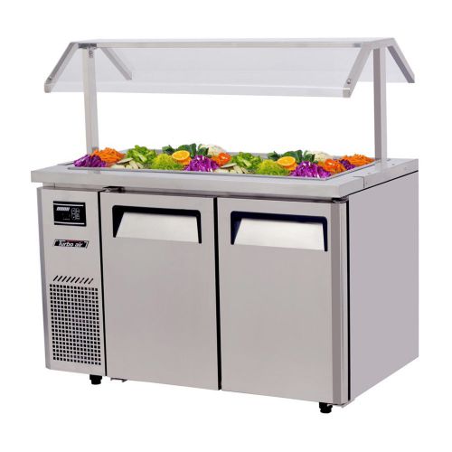 Turbo Air JBT-48, 47 1/4-inch Refrigerated Buffet Display Table, 11 Cu. Ft.