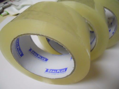 6 Rolls -2&#034;x110 Yards(330&#039; ft)–Box Carton Sealing Packing Package Tape Sealplus