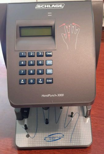 Schlage handpunch 3000 time clock