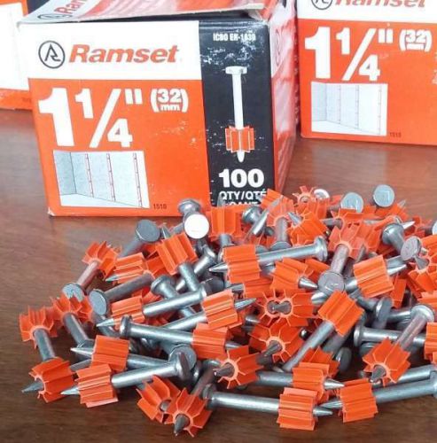 1 1/4&#034; ramset nails low velocity fasteners hilti remington simpson jamerco more for sale