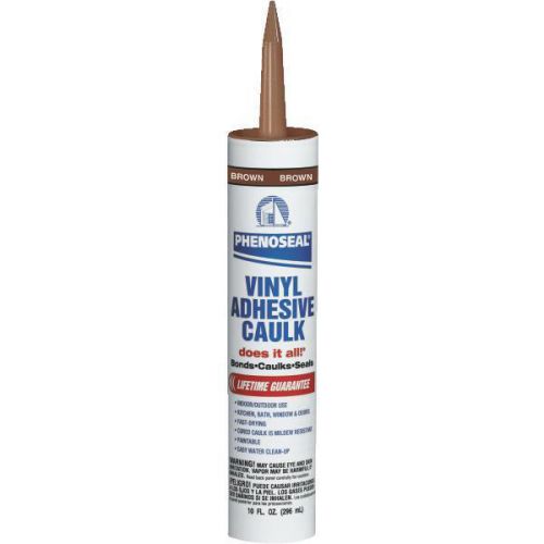 BROWN Indoor Outdoor DAP Phenoseal Vinyl Adhesive Caulk