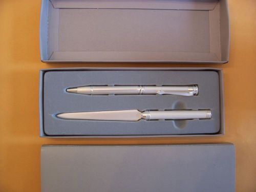 New transouth satin finish pen &amp; letter opener set in gift box for sale