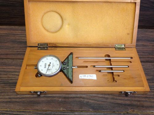 BAKER .001 &#034; DAL DEPTH GAGE 1 - 10 &#034;