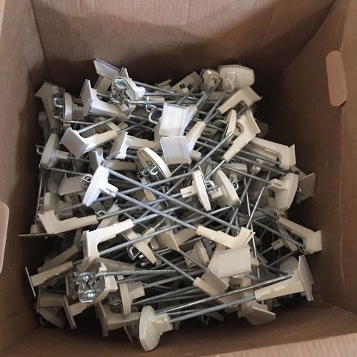 100 pcs Used 10&#034; Security Retail Hook Anti Theft Locking