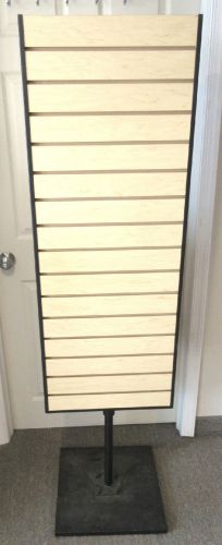 Store Display Rotating 65&#034; Slat Wall Rack Retail Fixture