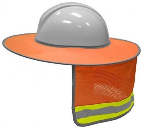 HI VIS FULL BRIM SUNSHADE - ORANGE