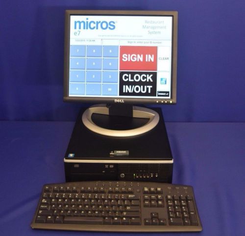 MICROS POS E7 SERVER WITH E7 LICENCE KEY &amp; MANUALS! v. 4.00