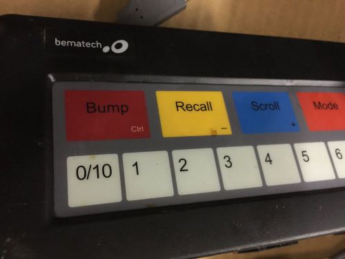 BEMATECH Logic KB1700U-DP-BK KB1700 Bump Bar Programme Keypad, USB With Mount