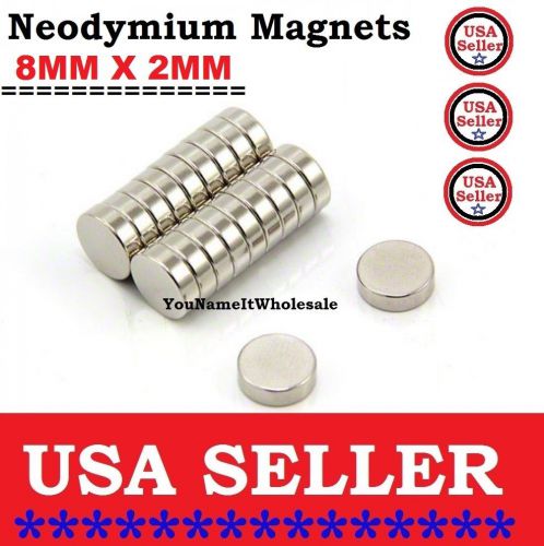 40) neodymium magnets 8mm x 3mm n50 super strong magnets diy craft projects for sale
