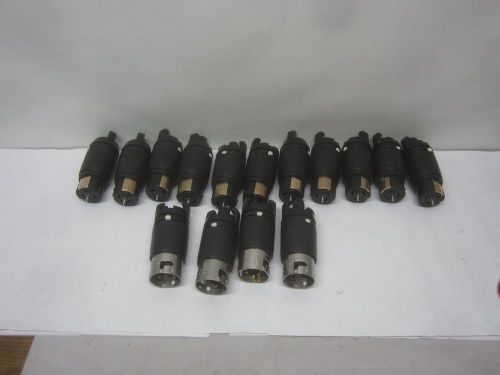 Lot HUBBELL CS6365C CS6364C Locking Plug, 125/250VAC Used