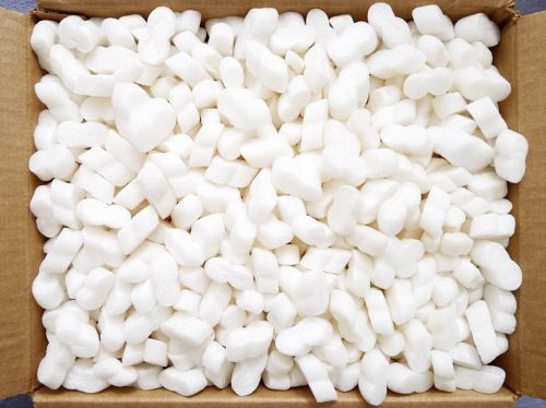 Lightweight shipping/packing styrofoam noodles/peanuts 7.5&#034; x 11&#034; x 14&#034; box for sale