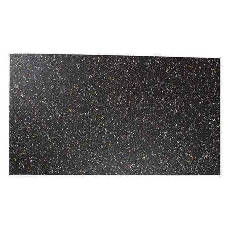 8501-3/8F Recycled Rubber, 3/8 In Thick, 12x48 In