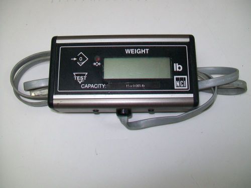 NCI Scale Display Model 6708 15x0.005lb Capacity