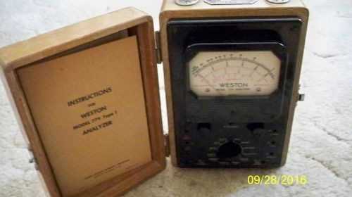 CLASSIC WESTON ANALYZER MULTIMETER MODEL 779 Type 1 - Working Condition