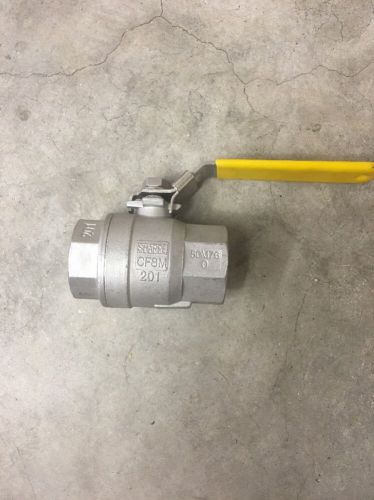 1 1/4&#034; stainless steel ball valve,npt, full port, new $39.99/ free shipping!! for sale