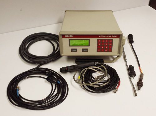 ECM Lambda Analyzers AFRecorder 2400-G with accessories