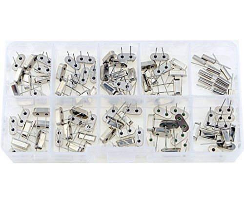 XLX 100 Pcs 10 value DIP Quartz Crystal Oscillator