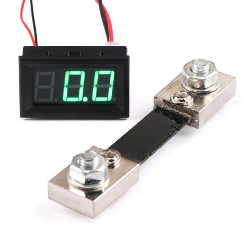 Drok 0.56&#034; dc 100a ammeter current ampere panel meter amp gauge 0-99.9a curre... for sale