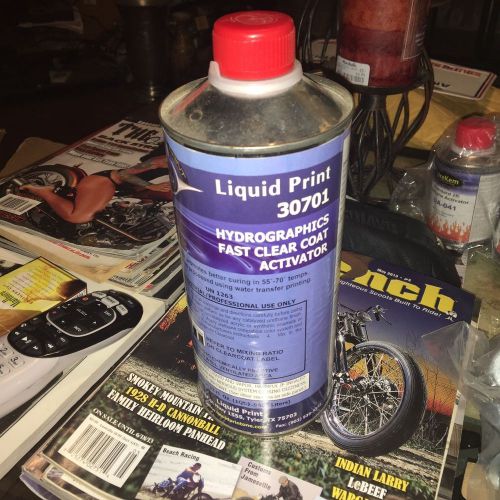 16oz Liquid Print 30701 Fast Clear Coat Activator Water Transfer HYDROGRAPHICS