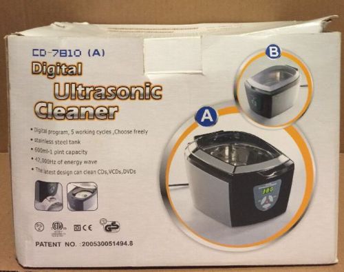 Ultrasonic Cleaner Codyson CD-7810A Timer Jewelry DVD VCD Dental Watch Glass