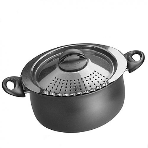 5 Qt. Pasta Pot Strainer Bialetti® Trends Nonstick Interior Ez cleanup