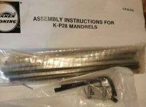 K-P28 Mandrel Tension Block &amp; Shims w/ instructions - NEW