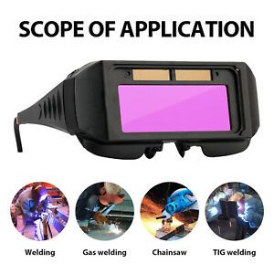 Solar Auto Darkening TIG MIG Glasses Welder Mask Helmet Eyes Goggle For Welding