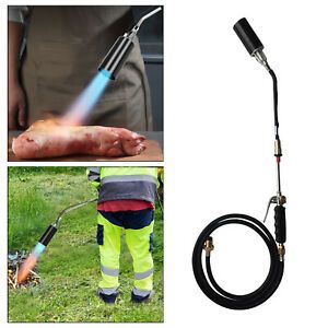 Weed Burner Gas Welding Torch Garden Roof Grass Blowtorch Moss Flame Gun