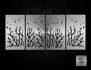 tree panels DXF files for CNC Plasma Laser cut Waterjet SVG ready cut