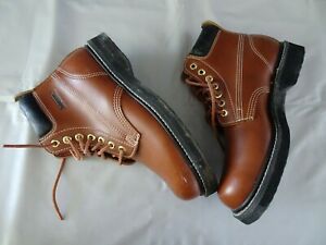 Men&#039;s WORK BOOTS SHOES Sz 8 1/2 by RAMRODS Steel Shank Oil Resistant Non-slip