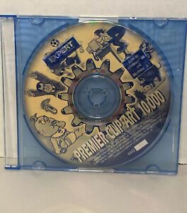 Expert Software Premier Clip Art 10,000 (PC, 1998) Tested/Works Disc Only Retro!