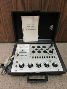 HICKOK MODEL 230 PORTABLE SOLID STATE VACUUM TUBE TESTER