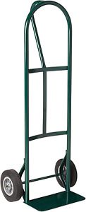 Harper Trucks BKB85 600 Lb P-Handle with Solid Rubber Wheels Hand Truck, Green