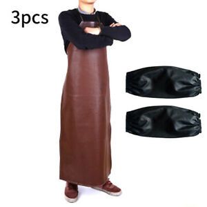 Leather Welders / Welding / Carpenters / Blacksmith Apron Protection Clothes Bib