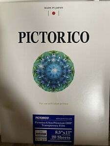 pictorico transparency film Ultra Premium 8.5 X 11