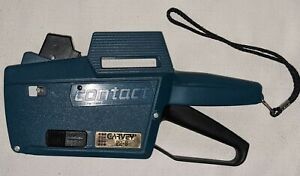 Contact Garvey 22-8 Pricing Gun Label Maker Blue Manual Portable