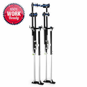 Drywall Stilts Painters Walking Finishing Tools - Adjustable 48&#034; - 64&#034; Black A11