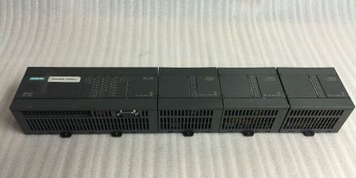 Lot of 4, siemens simatic s7-200 cpu 214 &amp; em221 &amp; em222 see detail below#137b11 for sale