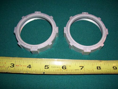 (2) - new - 2&#034;  insulated conduit bushings - crouse-hinds for sale